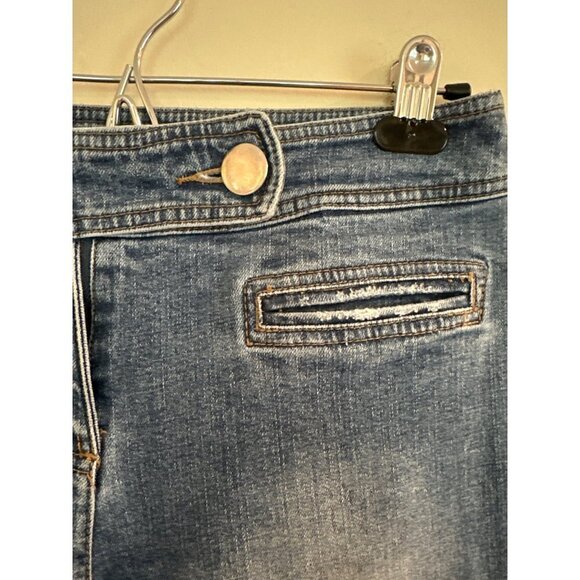 INC ankle length wide leg rolled hem capris size 6 - Picture 3 of 6